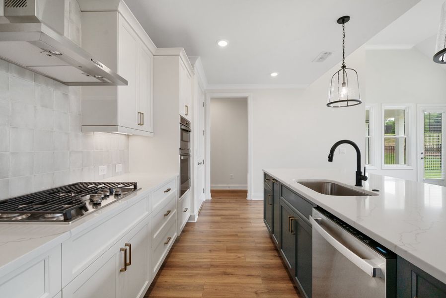 Representative furnished interior of a home built from the The Lawrence by The Providence Group in Promenade at Sawnee Village, Cumming (Image 8). Representative furnished interior of a home built from the The Lawrence by The Providence Group in Promenade at Sawnee Village, Cumming (Image 8).