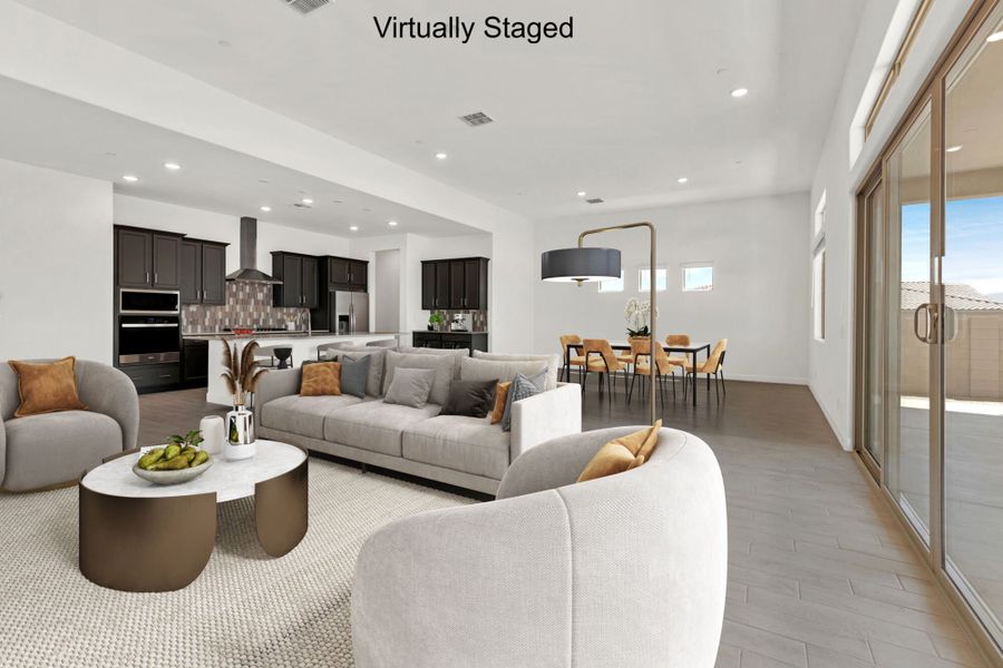Furnished interior view inside a new home in Mountain View Ranch, Vail (Image 4).