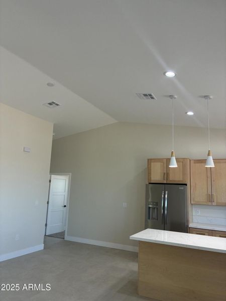 VAULTED CEILINGS IN KITCHEN