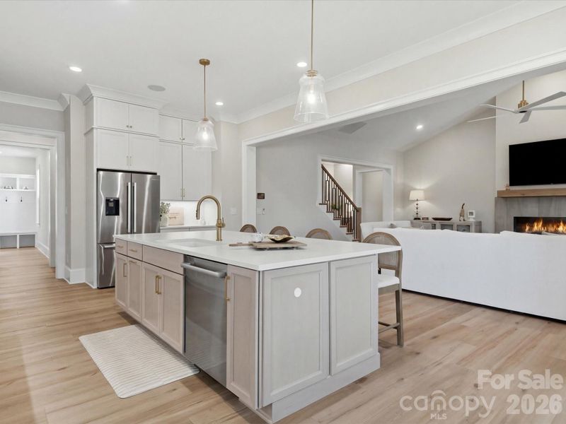 Furnished interior view inside a new home in Broadmoor at Marvin, Marvin (Image 19).
