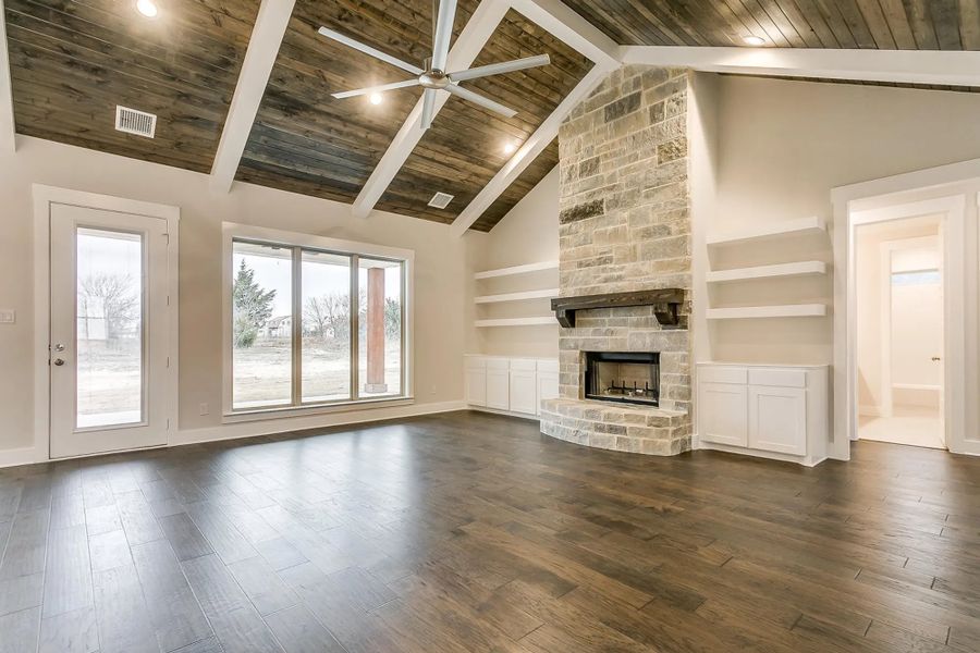Representative unfurnished interior of a home built from the The Nathan by Elmwood Custom Homes in Matthews Farm, Venus (Image 35). Representative unfurnished interior of a home built from the The Nathan by Elmwood Custom Homes in Matthews Farm, Venus (Image 35).