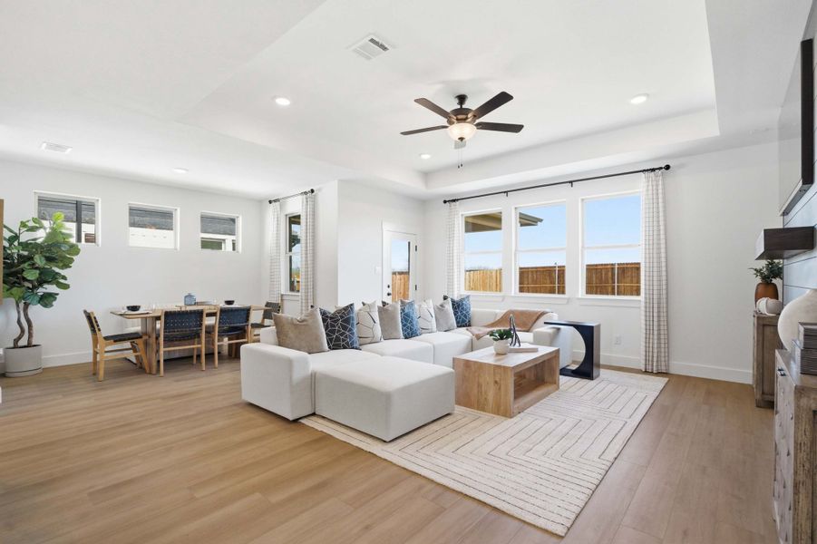 Representative furnished interior of a home built from the The Laurel M by Davidson Homes LLC in Mercer Meadows, Royse City (Image 8).