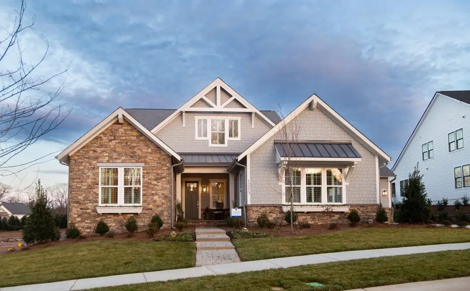 Representative exterior photo of a completed home built from the Solana by Classica Homes in Weddington Grove, Weddington, NC (Image 21).