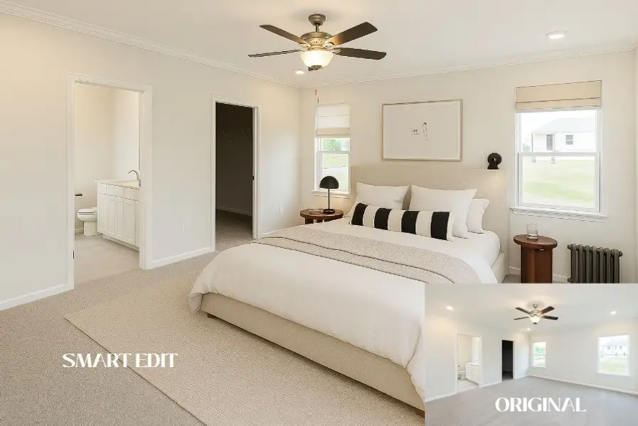 Furnished interior view inside a new home in Wheatfield, Shelbyville (Image 5). Furnished interior view inside a new home in Wheatfield, Shelbyville (Image 5).