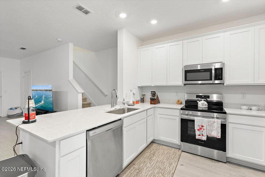 Furnished interior view inside a new home in , Jacksonville (Image 3).