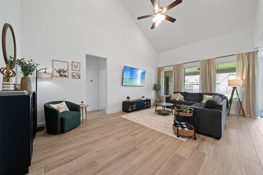 Furnished interior view inside a new home in Sorella, Tomball (Image 23).