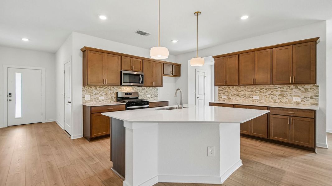 Furnished interior view inside a new home in Trails at Wildhorse, Austin (Image 7).