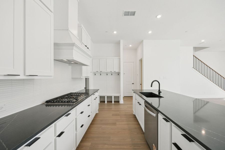 Furnished interior view inside a new home in Newman Village Townhomes, Frisco (Image 7).