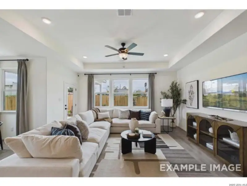 Furnished interior view inside a new home in Rayburn Valley, San Antonio (Image 15). Furnished interior view inside a new home in Rayburn Valley, San Antonio (Image 15).