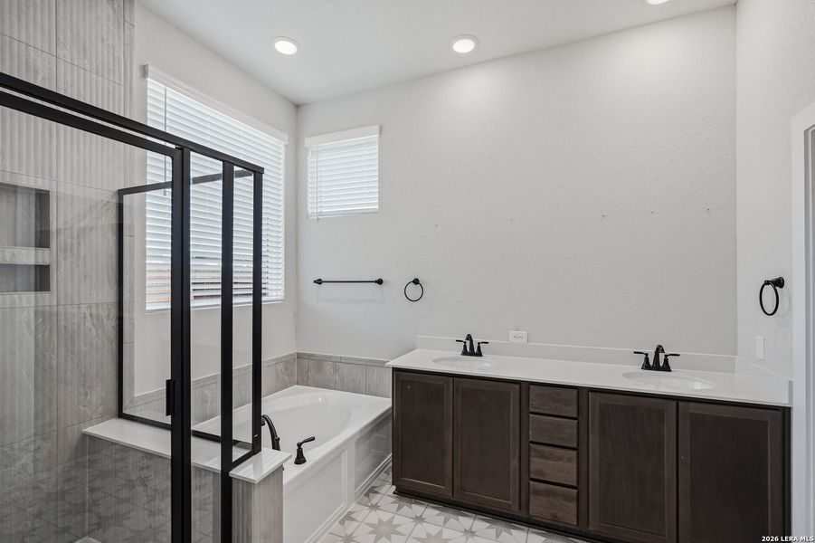 Furnished interior view inside a new home in Stillwater Ranch, San Antonio (Image 15).