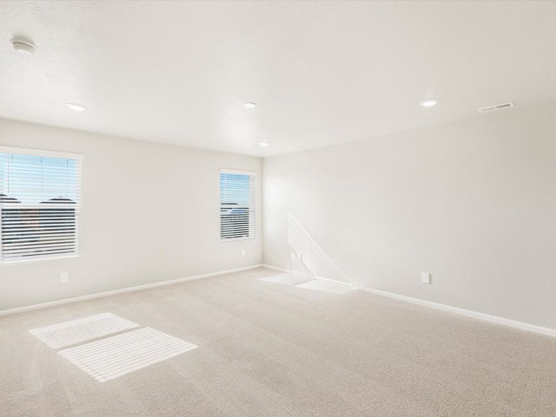 Spacious, unfurnished interior of a new home in Lorson Ranch : The Springs Collection, Colorado Springs (Image 9).