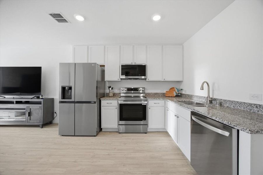 Furnished interior view inside a new home in , Princeton (Image 10).