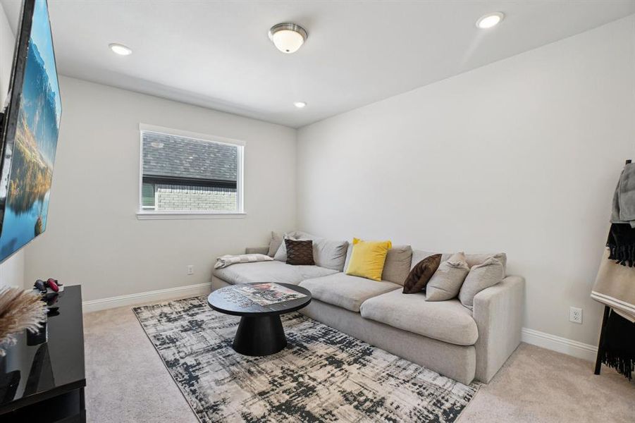 Furnished interior view inside a new home in Symmetry 37s, Frisco (Image 28).