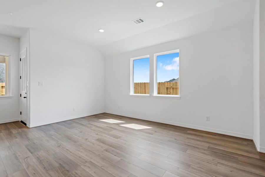 Dining room. Note: Sample product photo. Actual exterior and interior selections may vary by homesite. Photo may be virtually staged