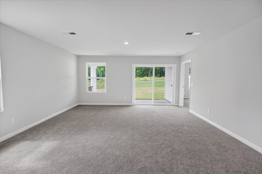 Spacious, unfurnished interior of a new home in Wren Woods 2-Story, Gray Court (Image 17).
