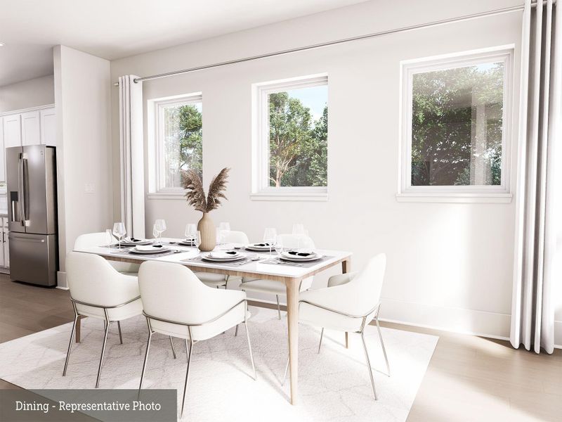 Furnished interior view inside a new home in Legacy, League City (Image 3). Furnished interior view inside a new home in Legacy, League City (Image 3).