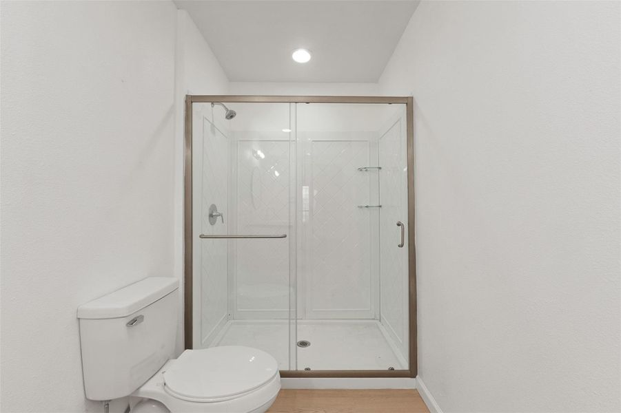 Furnished interior view inside a new home in , Point Blank (Image 10).