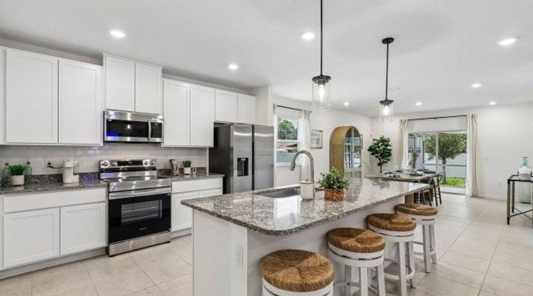Furnished interior view inside a new home in Coastal Communities, Edgewater (Image 6).