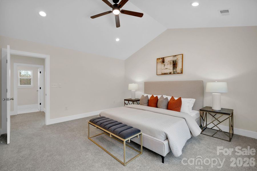 Furnished interior view inside a new home in , Statesville (Image 18).