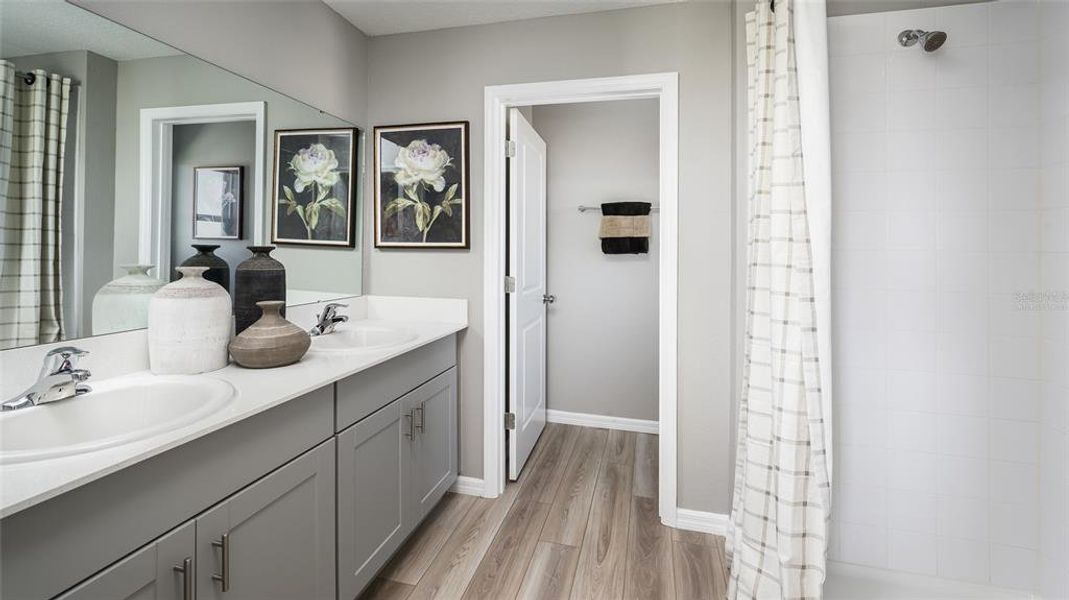 Furnished interior view inside a new home in Crosswinds, Haines City (Image 22).