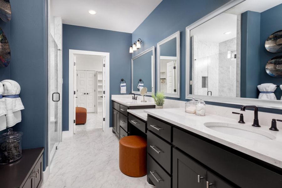 Representative furnished interior of a home built from the Verona by Ladera Texas in Ladera Prosper, Prosper (Image 13).