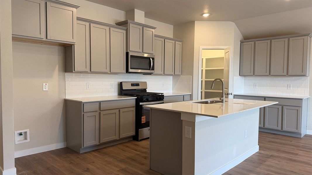 Furnished interior view inside a new home in The Lakes Northwest, Robstown (Image 4).