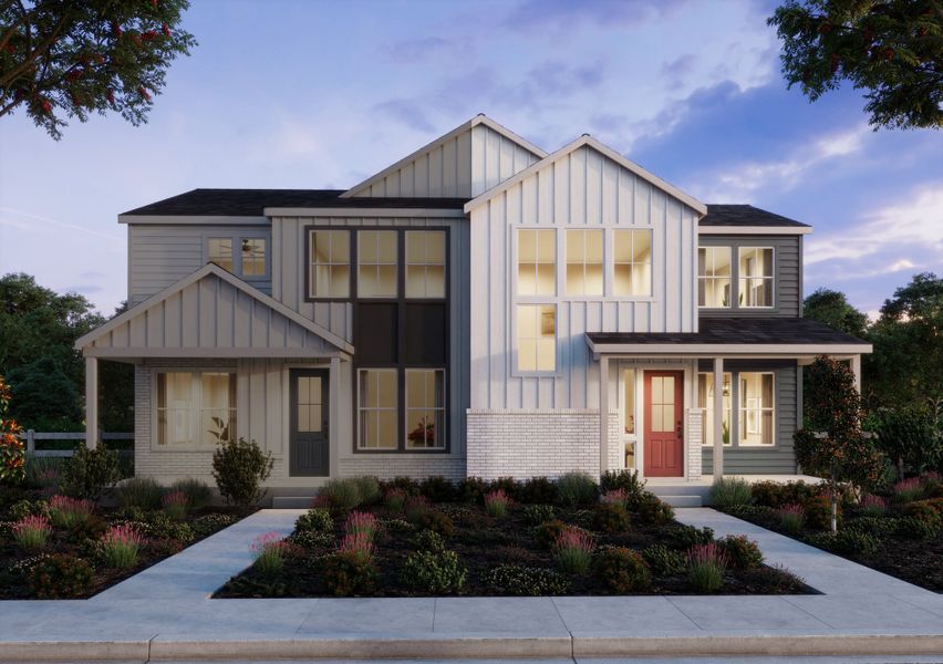Representative exterior photo of a completed home built from the 1 by Trumark Homes in Trumark Homes at Sterling Ranch, Littleton, CO (Image 26).