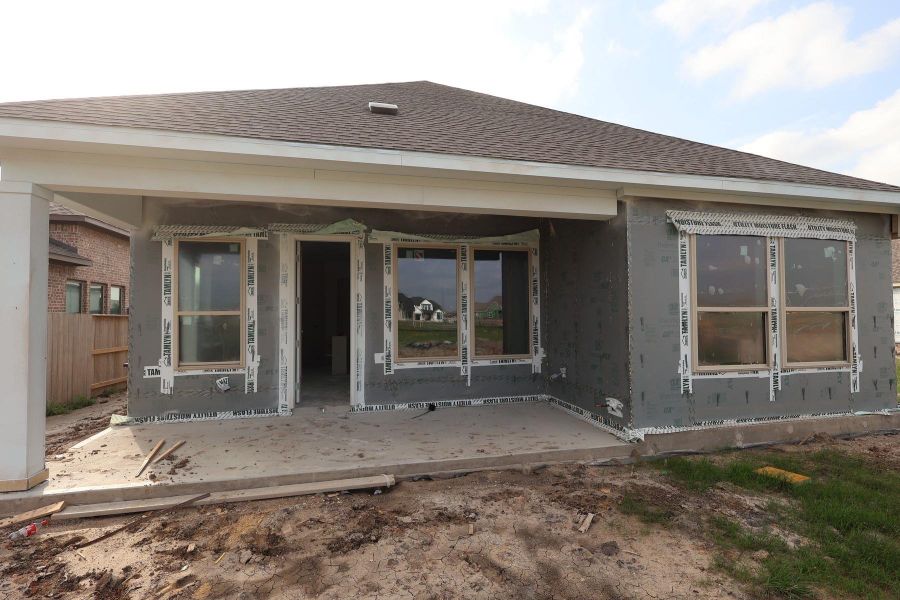 In-progress construction of a new home in Meridiana - Terrace Collection, Manvel, TX (Image 4).