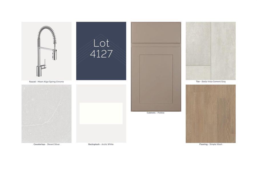 Sample of building materials used in homes in Summerview, Fulshear (Image 15).