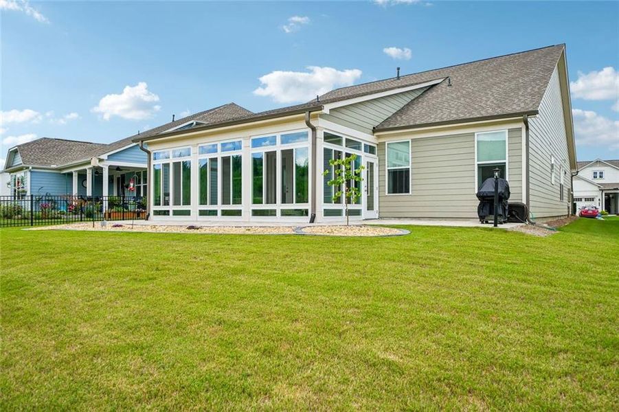 Exterior details and patio area of a home in , Hoschton (Image 30). Exterior details and patio area of a home in , Hoschton (Image 30).