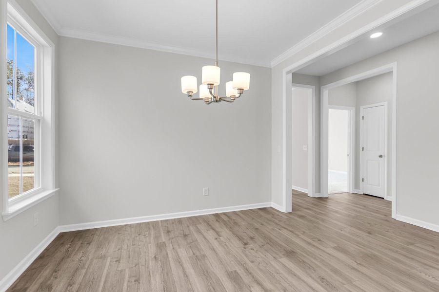 Spacious, unfurnished interior of a new home in Sweetgrass Station, Summerville (Image 24).