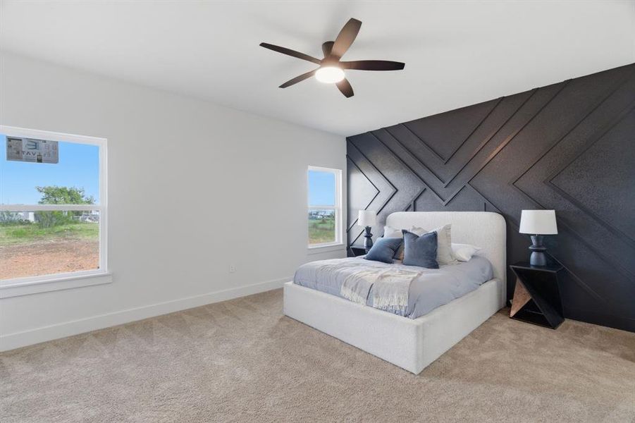 Furnished interior view inside a new home in , Joshua (Image 7).