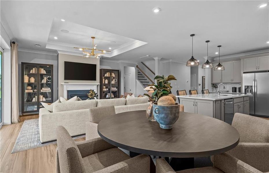 Furnished interior view inside a new home in Linden Grove, Powder Springs (Image 6).