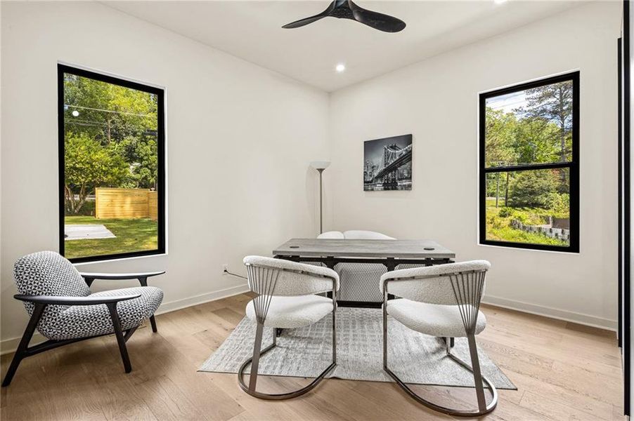 Furnished interior view inside a new home in , Atlanta (Image 15).