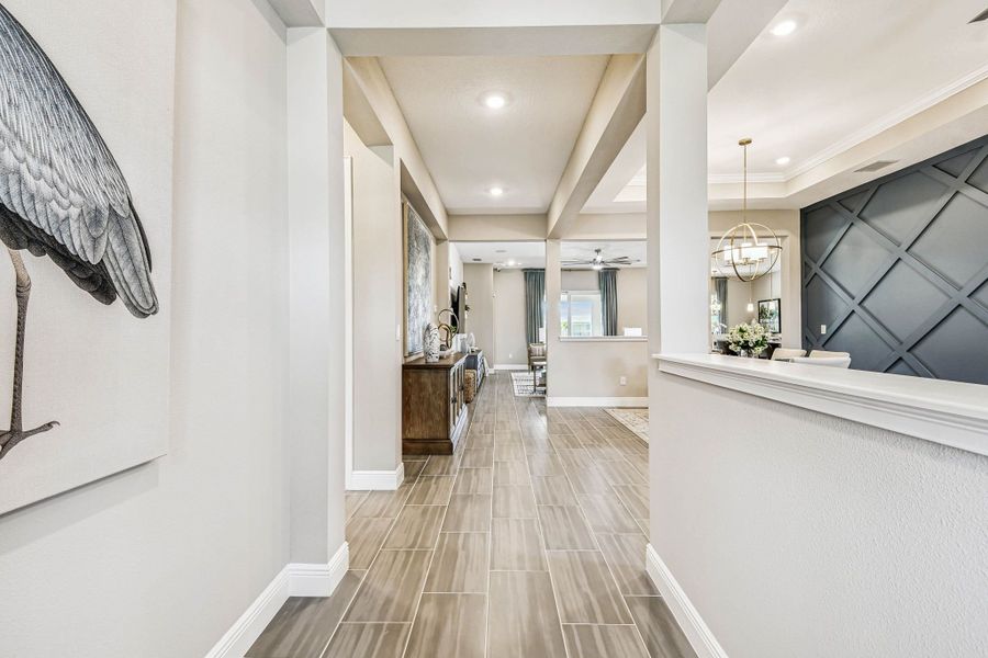 Furnished interior view inside a new home in River Preserve Estates, Parrish (Image 87).