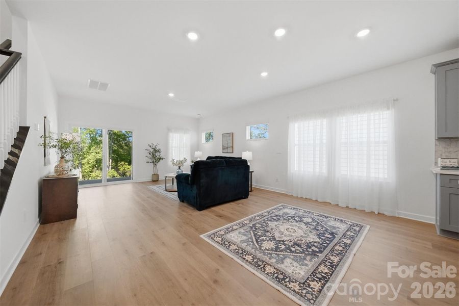 Furnished interior view inside a new home in , Newton (Image 7).