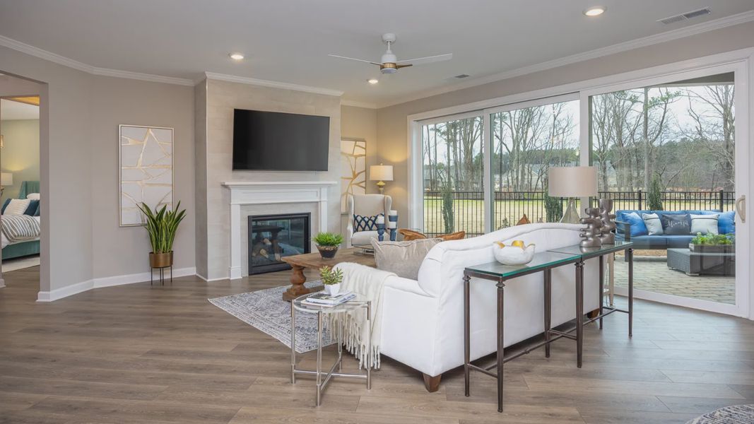 Representative furnished interior of a home built from the Promenade by Epcon Communities in The Courtyards at Oak Grove, Durham (Image 18). Representative furnished interior of a home built from the Promenade by Epcon Communities in The Courtyards at Oak Grove, Durham (Image 18).