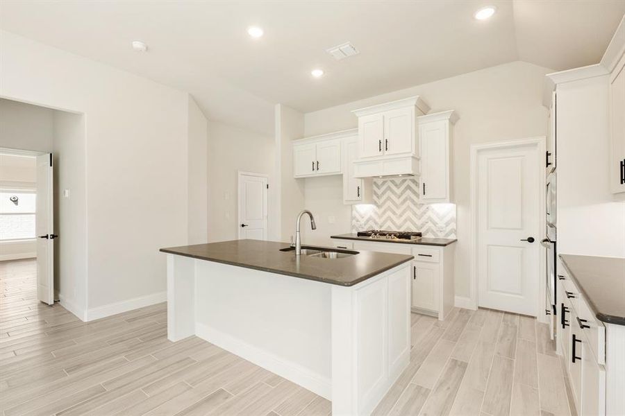 Furnished interior view inside a new home in Devonshire Classic 50-55, Forney (Image 12). Furnished interior view inside a new home in Devonshire Classic 50-55, Forney (Image 12).