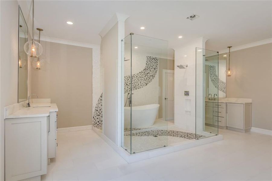 Furnished interior view inside a new home in , Marietta (Image 10).