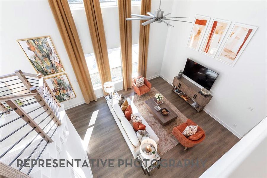 Furnished interior view inside a new home in Aster Park, McKinney (Image 13).