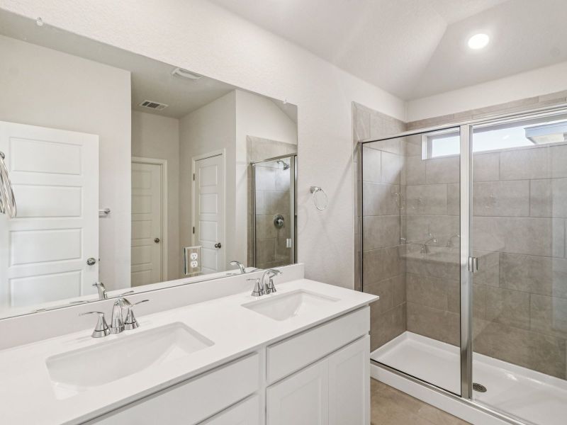 Furnished interior view inside a new home in Kallison Ranch, San Antonio (Image 13).