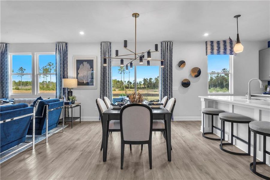 Furnished interior view inside a new home in Riverside Ridge, Lawrenceville (Image 14).