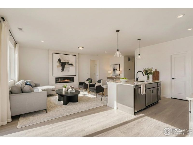 Furnished interior view inside a new home in Farmstead, Berthoud (Image 15).