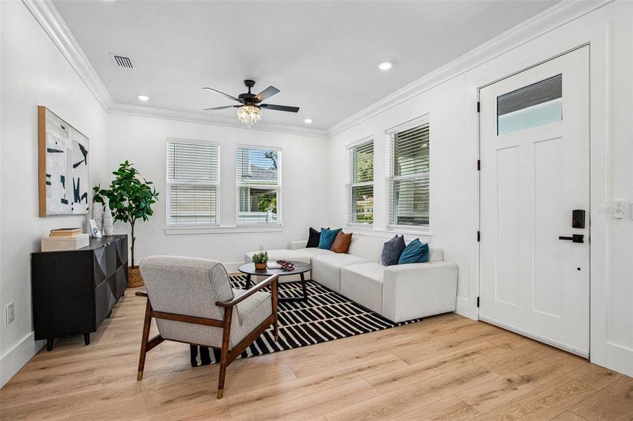 Furnished interior view inside a new home in , Tampa (Image 10).