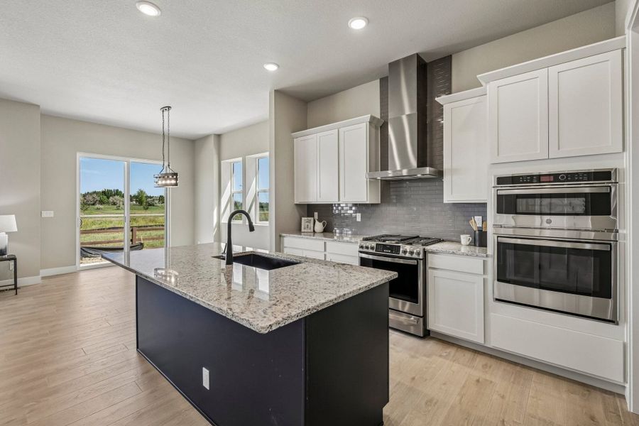Furnished interior view inside a new home in Country Club Reserve – Fort Collins, Fort Collins (Image 11).