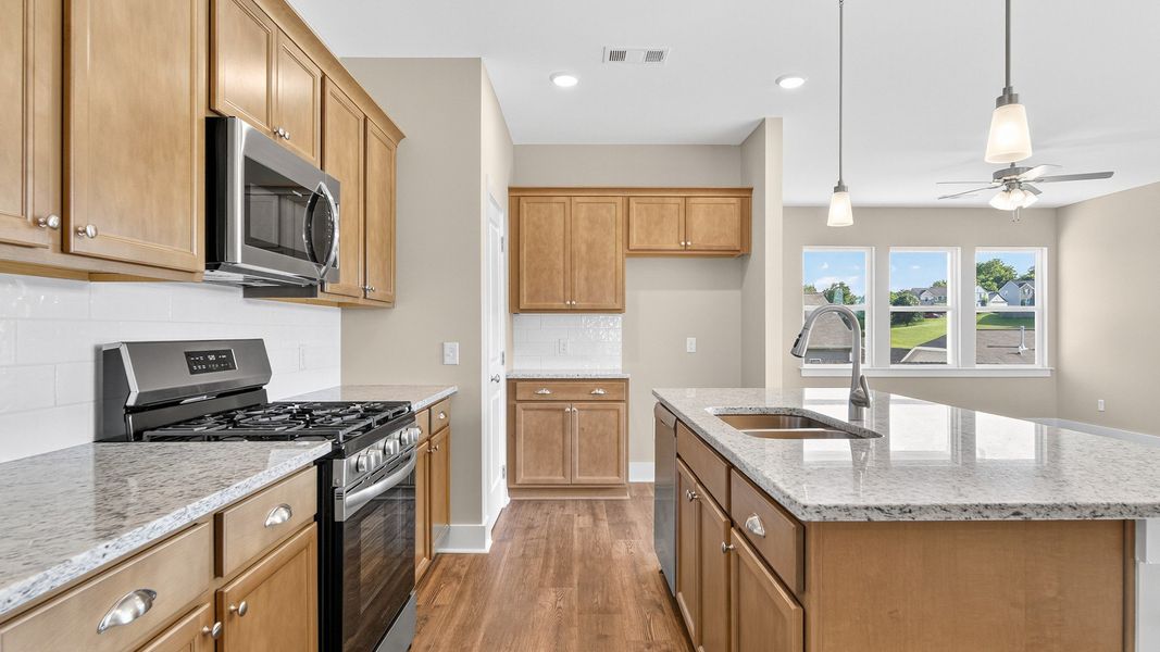 Furnished interior view inside a new home in McClure Farms, Columbia (Image 10).