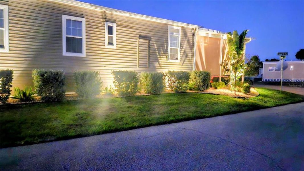 Exterior details and patio area of a home in , North Port (Image 21).