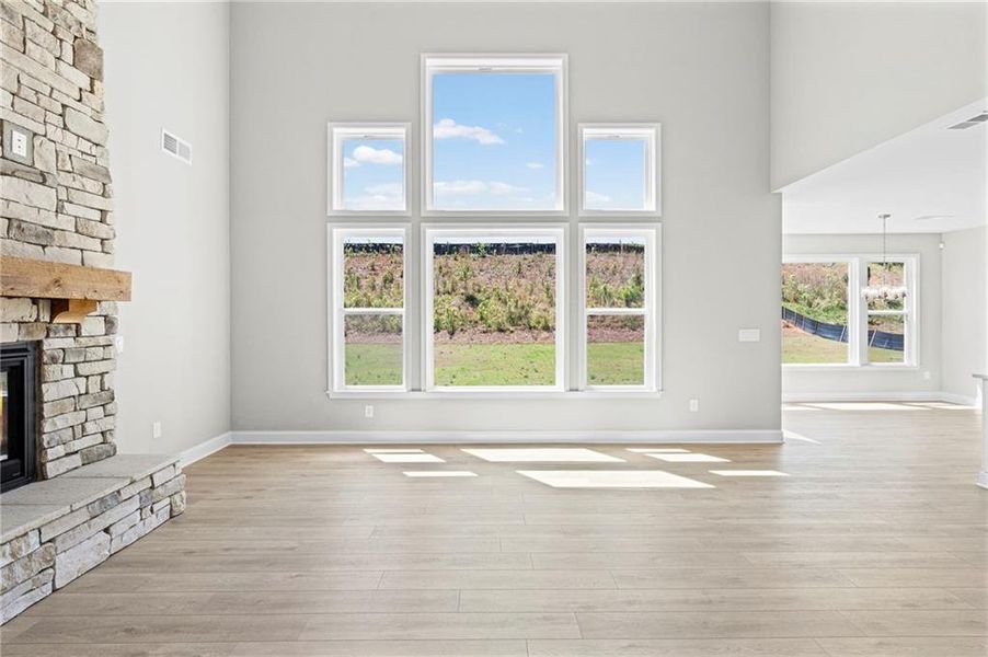 Spacious, unfurnished interior of a new home in Hidden Fields, Hoschton (Image 43). Spacious, unfurnished interior of a new home in Hidden Fields, Hoschton (Image 43).