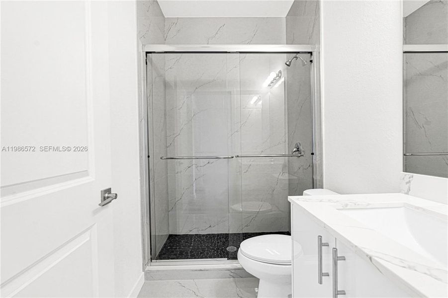 Furnished interior view inside a new home in , Miami (Image 46).