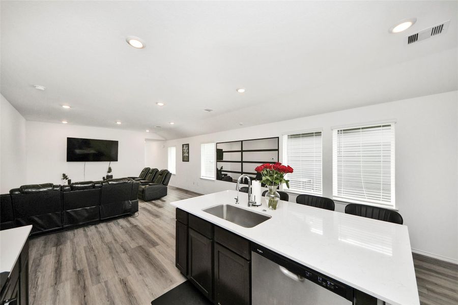 Furnished interior view inside a new home in , Houston (Image 6).